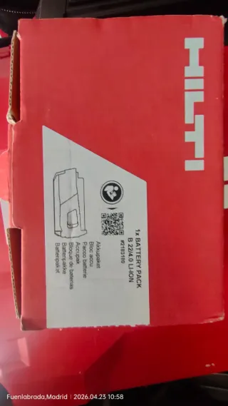 Batería HILTI B22 4.0