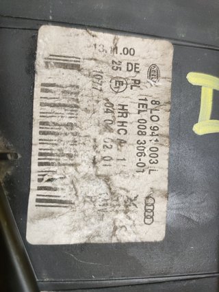FARO DELANTERO IZQUIERDO AUDI A3 (8L) 1.8 Ambiente