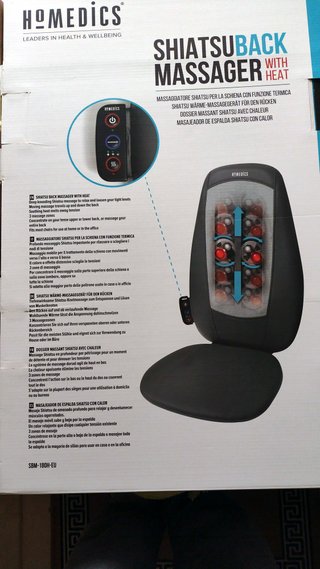 Homedics Asiento Masaje Shiatsu Espalda