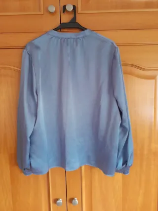 Blusa C&A Talla M/46 Azul