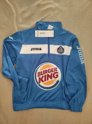Sudadera Getafe CF Joma Azul Talla 10 - 12 - 14