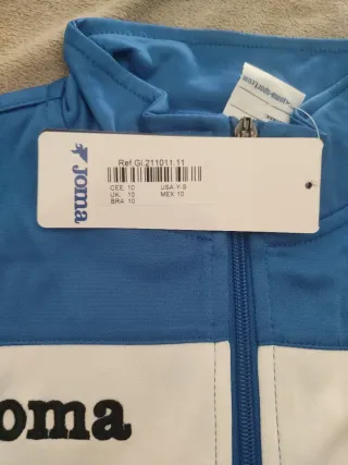 Sudadera Getafe CF Joma Azul Talla 10 - 12 - 14