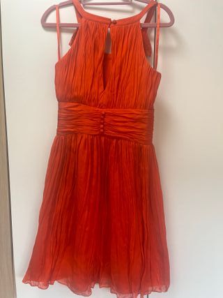 Vestido cóctel ASOS rojo talla S