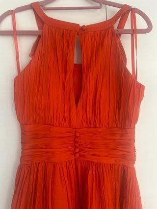 Vestido cóctel ASOS rojo talla S