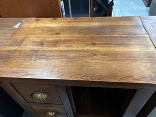 Conjunto Mesitas Madera y Metal