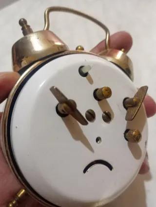 Sveglia meccanica vintage anni 70