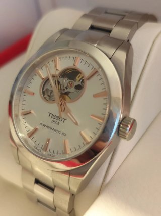 Reloj Tissot Gentleman Open Heart T1274071103101