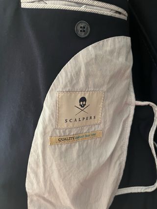 Americana Scalpers Talla 48 Azul Marino