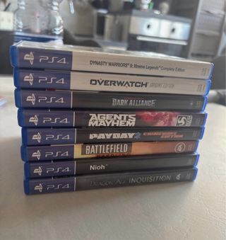 Lotto Giochi PS4: Dynasty Warriors, Overwatch, Nio
