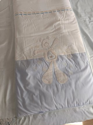 Juego Cuna Edredón y Chichonera Oso Nuevo sin uso