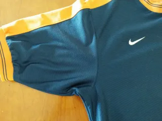 Polo Nike Vintage Azul y Naranja Talla M