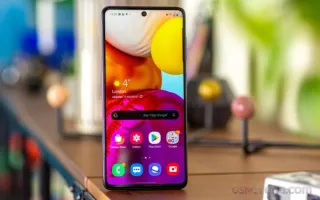 Samsung Galaxy A71 - Como Nuevo