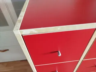 Cajonera Roja Ikea Madera