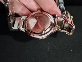 Reloj Contena Mujer Oro y Plata