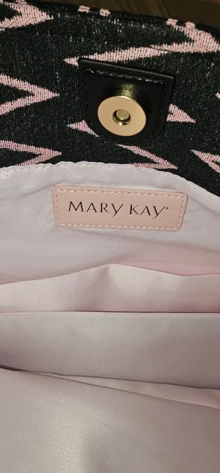 Bolso Mary Kay Negro y Rosa