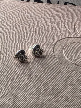 Pendientes Pandora Corazón Brillante