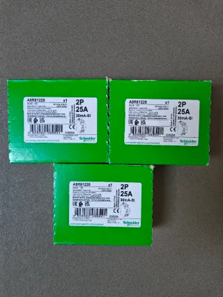 Diferencial Schneider A9R61225 2P 25A 30mA SI