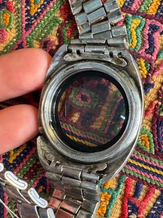 Esfera Seiko 5 Sports Negra con agujas