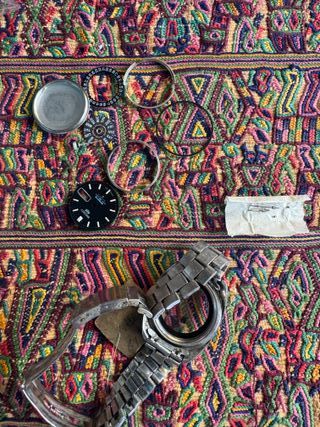 Esfera Seiko 5 Sports Negra con agujas