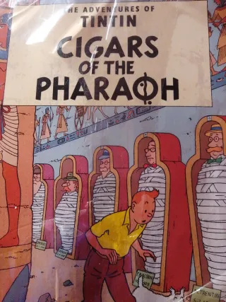 Cómic Tintín con precinto nuevo.