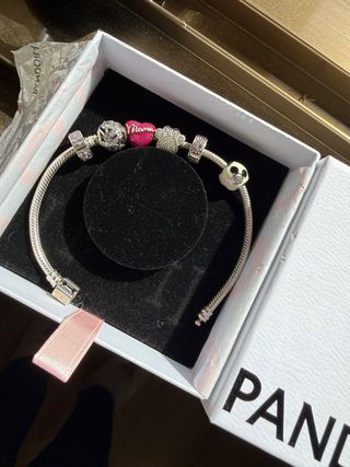 Pulsera Pandora Corazón Mama Panda Sin estrenar