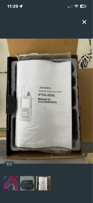 YAESU FTA-450L Radio Portátil