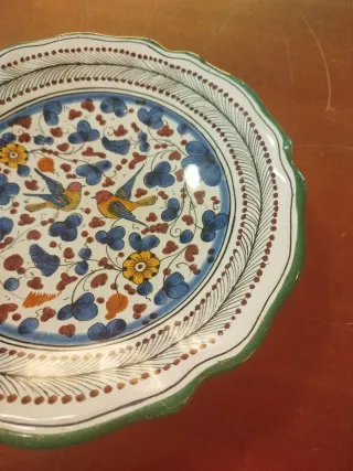 Piatto Deruta Arabesco Ceramica