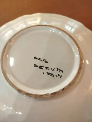 Piatto Deruta Arabesco Ceramica