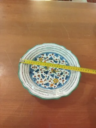 Piatto Deruta Arabesco Ceramica