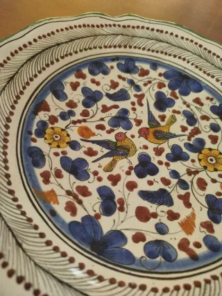 Piatto Deruta Arabesco Ceramica
