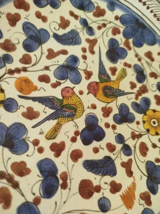 Piatto Deruta Arabesco Ceramica