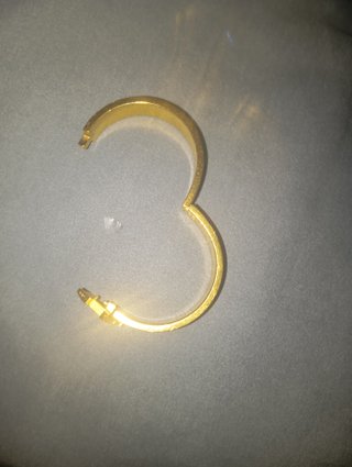 Pulsera Hermes Click H chapada en oro