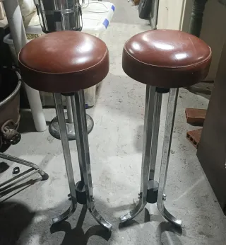 Pareja de taburetes mini