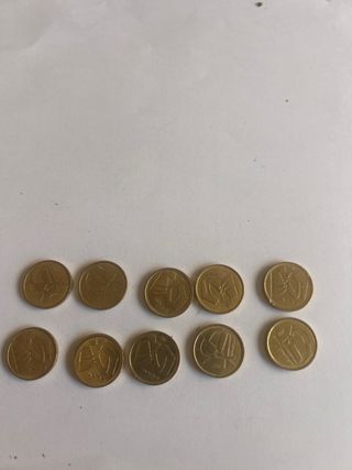 10 Monedas 5 Pesetas 1998