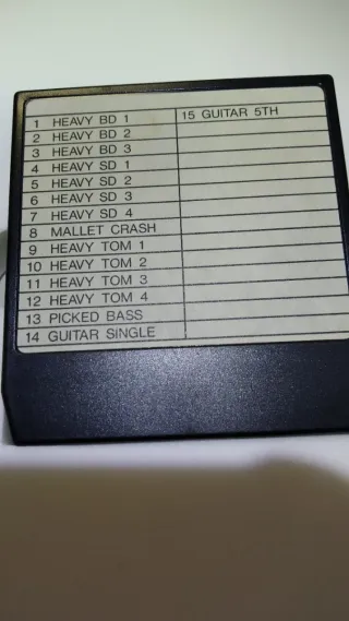 YAMAHA RX5 Caja de Ritmos