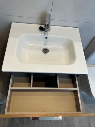 Lavabo Roca Nuevo grifería/mueble incluido