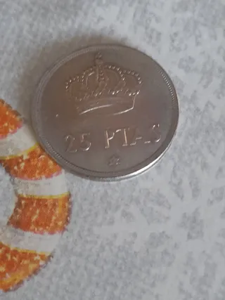23 Monedas 25 Pesetas 1975