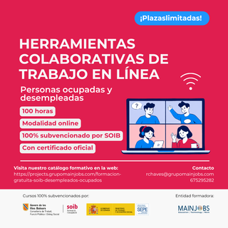 Cursos GRATIS SOIB Baleares - ¡Impulsa tu carrera!