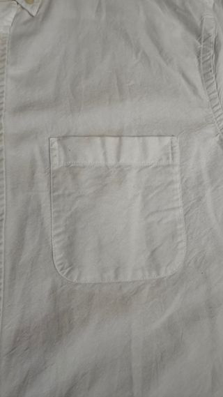 Camisa Zara Manga Larga Blanca