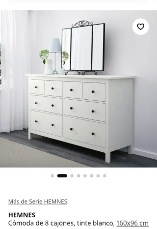 Cómoda Ikea Hemnes 8 cajones