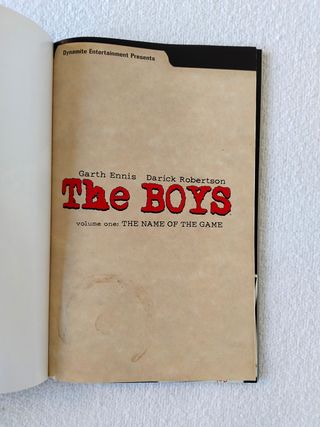 The Boys Vol. 1: The Name of the Game