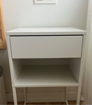 Mesitas de noche blancas (2 unidades)