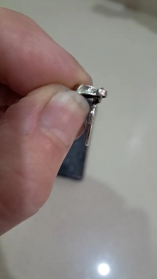 Colgante de plata Real Madrid.