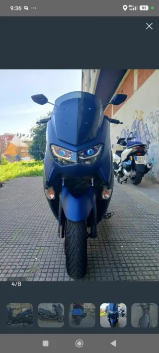 Yamaha Nmax 125cc Scooter Azul