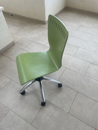 Silla de escritorio infantil verde