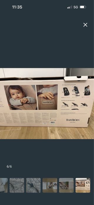 Hamaca BabyBjörn Beige