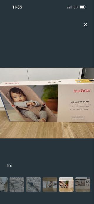 Hamaca BabyBjörn Beige