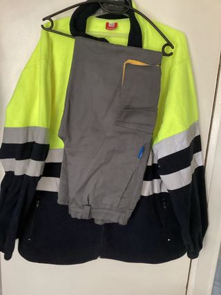 Conjunto Ropa Trabajo Azul y Amarillo