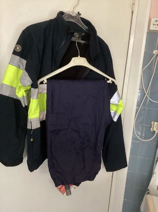 Conjunto Ropa Trabajo Azul y Amarillo