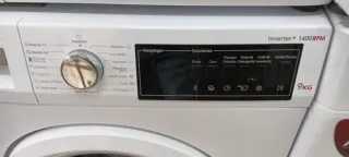 Lavadora Rommer 9 kg  1400RPM Inverter